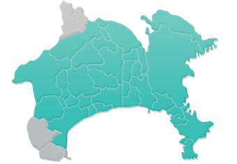 神奈川県ご提供地域図
