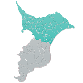千葉県ご提供地域図