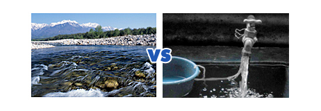 天然水VS水道水