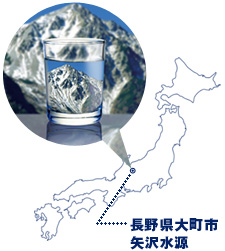 長野県大町市の場所